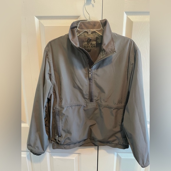 SUNICE Army Green 3/4 Zip Pullover Jacket Men’s Size Small S Army Green - Picture 10 of 13